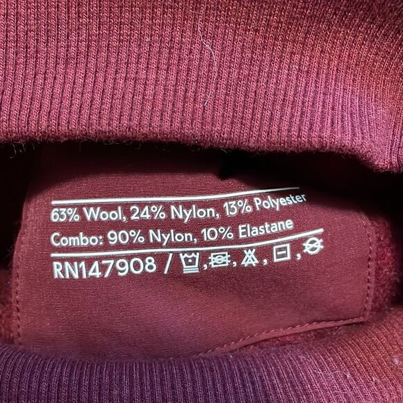 Outdoor Voices MegaFleece Half Zip Pullover Hoodie Raspberry Pink - Picture 7 of 10